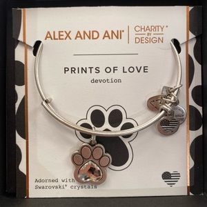 Alex and Ani Prints of Love Swarovski Bracelet